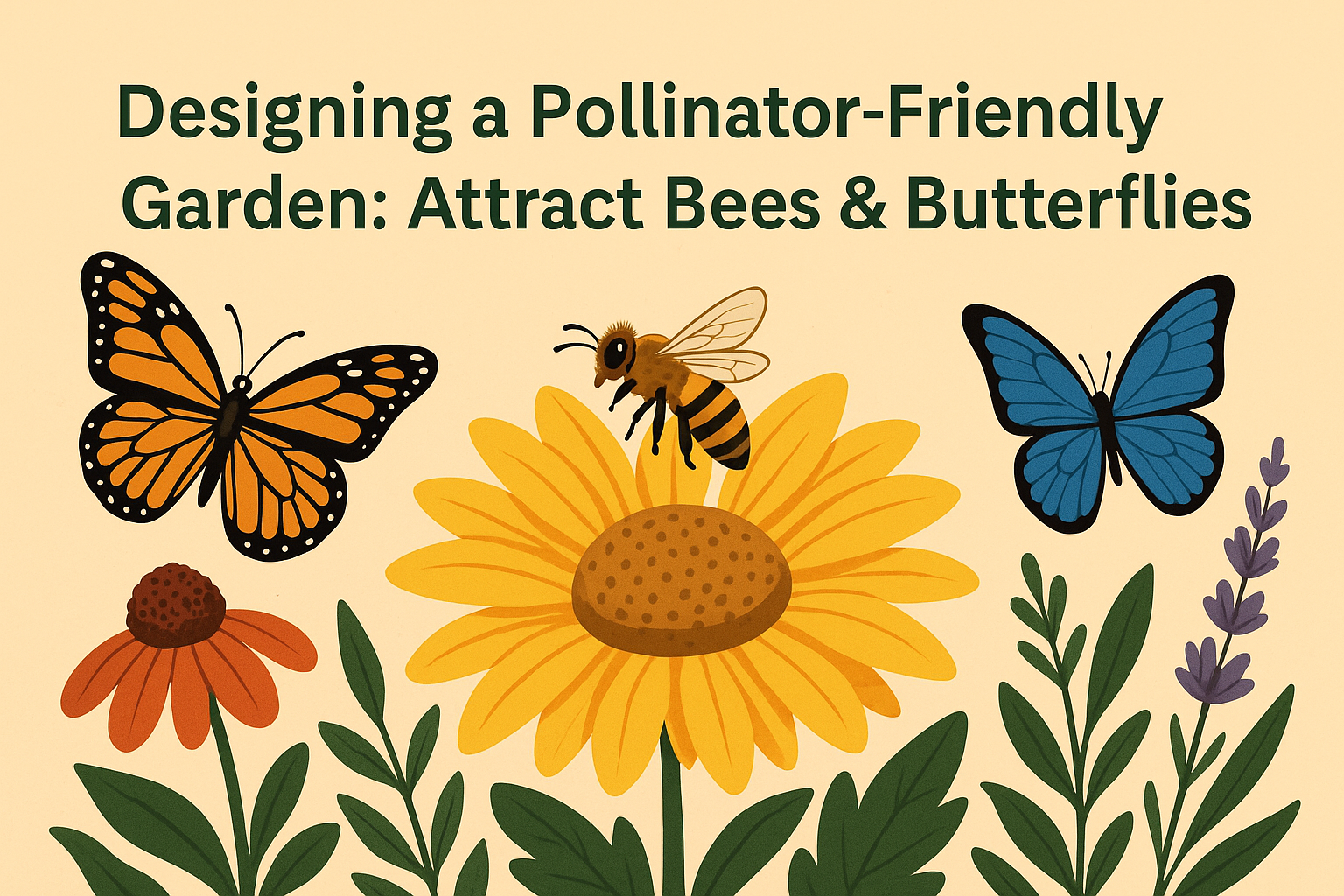Designing a Pollinator-Friendly Garden Attract Bees & Butterflies