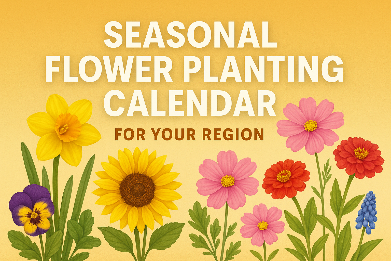 Seasonal Flower Planting Calendar for Your Region